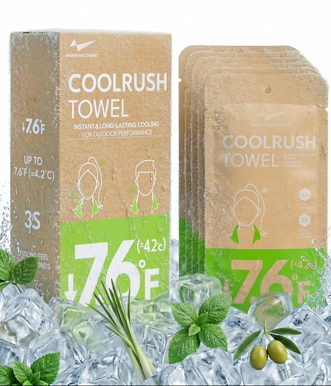 CoolRush Body Cooling Wipes